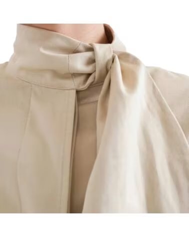 COMPAIA FANTASTICA MANTEAU ANORAK FEMME BEIGE