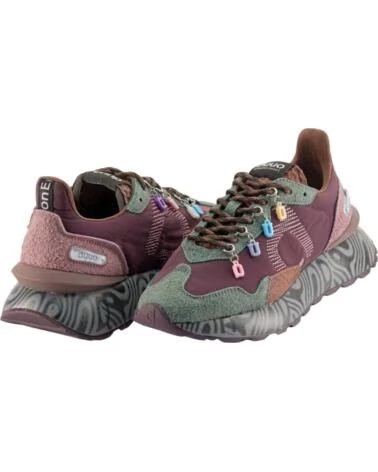 DUUO ZAPATILLAS DE MODA MUJER EN COLOR BURDEOS