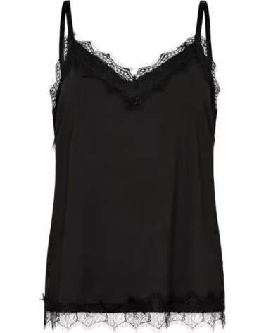 FREQUENT DAMEN TOP MIT SPITZE NEGRO