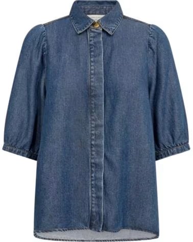 FREQUENT CAMISA DENIM MUJER AZUL