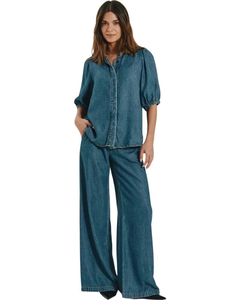 FREQUENT CAMISA DENIM MUJER AZUL