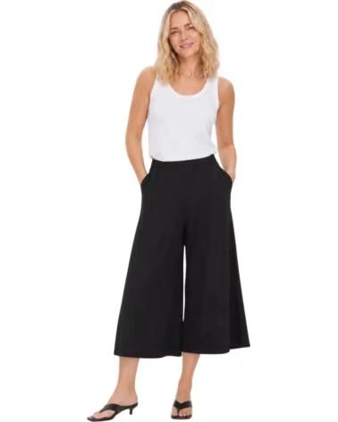 FREQUENT PANTALÓN ANCHO MUJER NEGRO