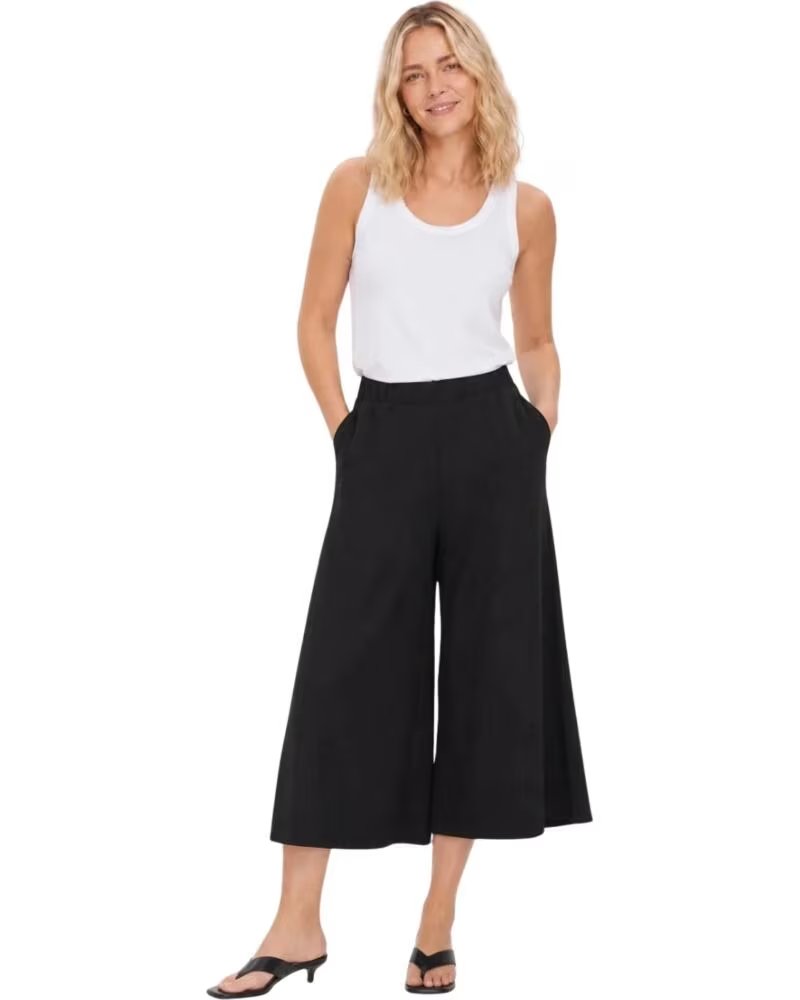 FREQUENT PANTALÓN ANCHO MUJER NEGRO