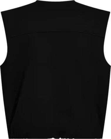 FREQUENT GILET DA DONNA CON CERNIERA E TASCHE NEGRO