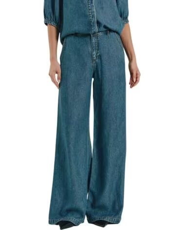 FREQUENT PANTALONES DE MUJER AZUL