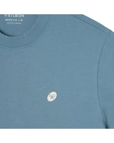 T-SHIRT MANCHES COURTES HOMME SILBON PÉTROLE PETROLEO