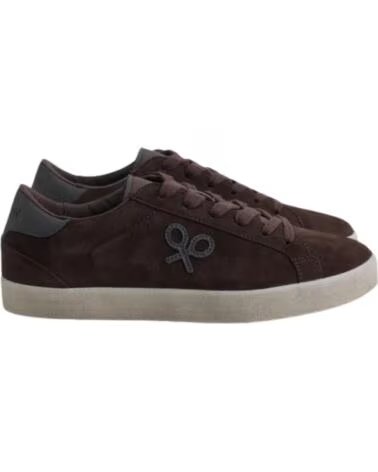 SILBON BASKETS MODE HOMME MARRON