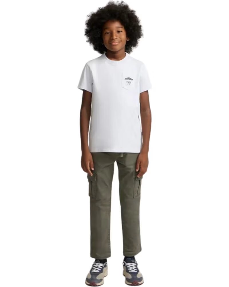 SILBON T-SHIRT MANCHES COURTES GARÇON AZUL