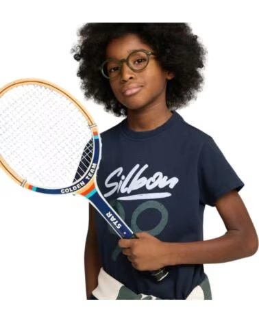 SILBON T-SHIRT MANCHES COURTES ENFANT BLEU AZUL