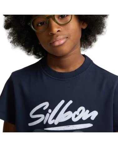 SILBON T-SHIRT MANCHES COURTES ENFANT BLEU AZUL