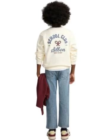 SILBON SWEATSHIRT INFANTIL CREME SCHOOL CLUB CREMA