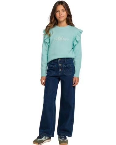 SILBON PANTALON NINA DENIM