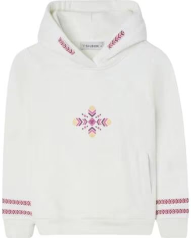 SILBON SUDADERA NINA BLANCA