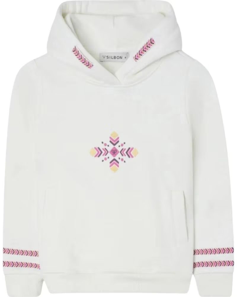 SILBON SUDADERA NINA BLANCA