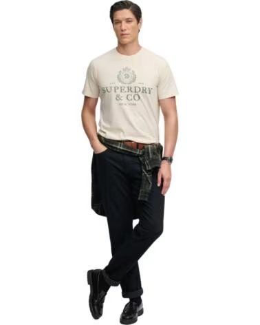 SUPERDRY T-SHIRT MANGA CURTA HOMEM BÉTULA ABEDUL