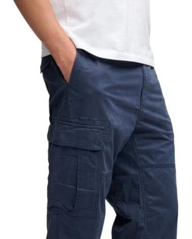 SUPERDRY HERREN CARGO HOSE BLAU AZUL