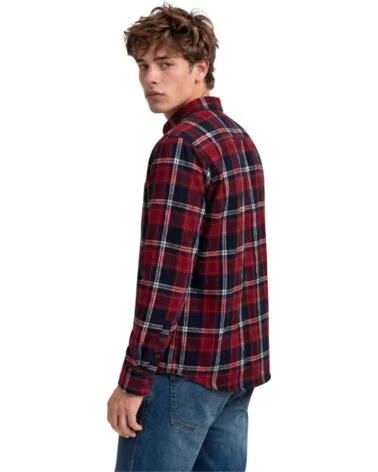 SUPERDRY HERREN LANGARMHEMD MIT KAROMUSTER CUADROS