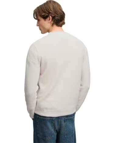 SUPERDRY PULL EN TRICOT POUR HOMME BLANC BLANCO