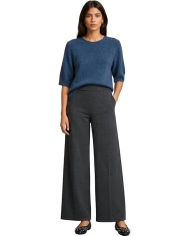 YERSE PANTALONES MUJER GRIS