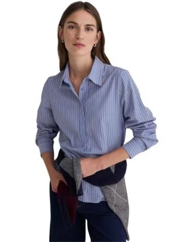 YERSE CHEMISE POUR FEMME À RAYURES MULTICOLORE MULTICOLOR