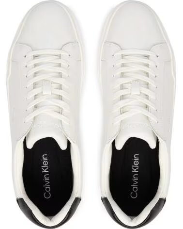 CALVIN KLEIN CHUNKY CUPSOLE LACEUP BASKETS BLANCHES BLANCO