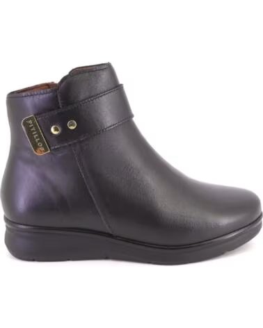 PITILLOS 11505 BOTINES DE MUJER NEGRO