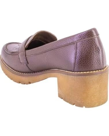 PITILLOS 20522 DAMEN MOKASSINS BRAUN LEDER MARRON