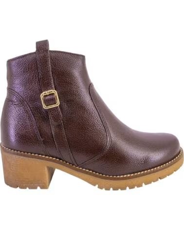 PITILLOS 20526 STIVALETTI DONNA PELLE MARRONE MARRON