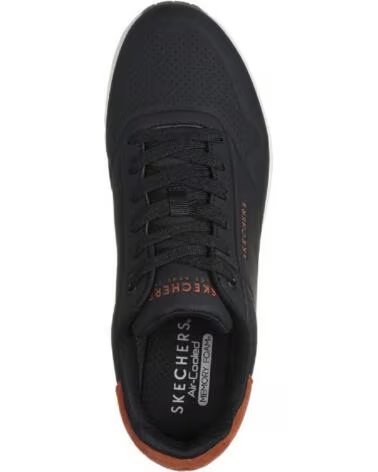 SKECHERS 183004 HERREN CASUAL SNEAKER NEGRO Y BLANCO