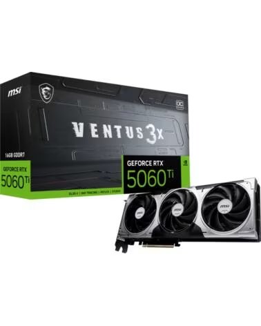 MSI Tarjeta grafica rtx 5060 ti 16g ventus 3x oc