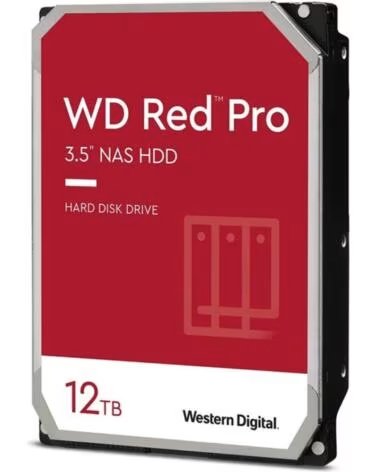 INTERNE FESTPLATTE WESTERN DIGITAL RED PRO WD122KFBX 12TB 35 ZOLL SATA 6GB/S 7200RPM 512MB