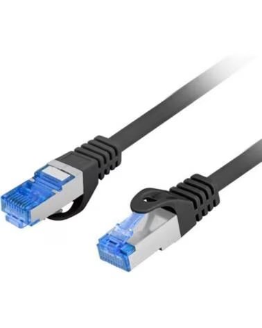 LANBERG Cable red latiguillo cat 6a s - ftp lszh cca 0 25m negro fluke passed