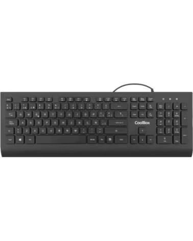 COOLBOX Teclado coo - tec01 - u negro