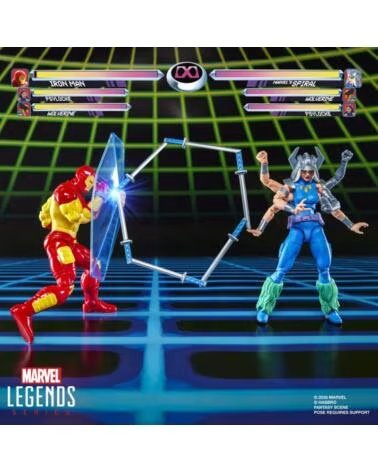 HASBRO FIGURA MARVEL LEGENDS SERIES IRON MAN VS MARVEL´S SPIRAL