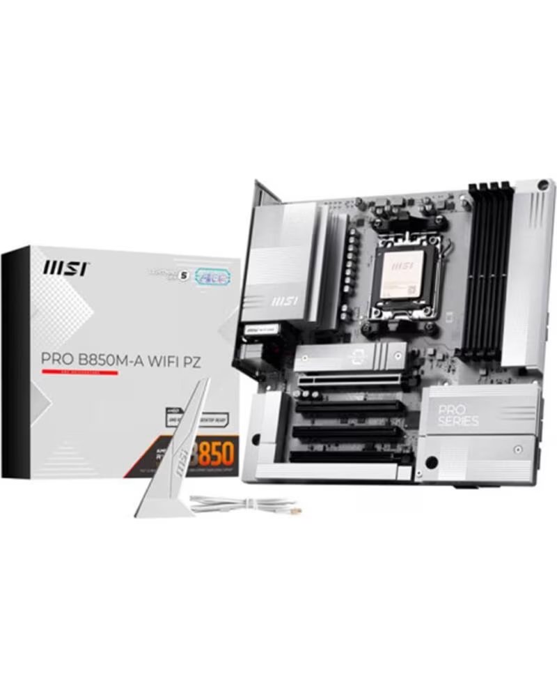 MSI Placa pro b850m - a wifi pz am5 matx - 4x ddr5