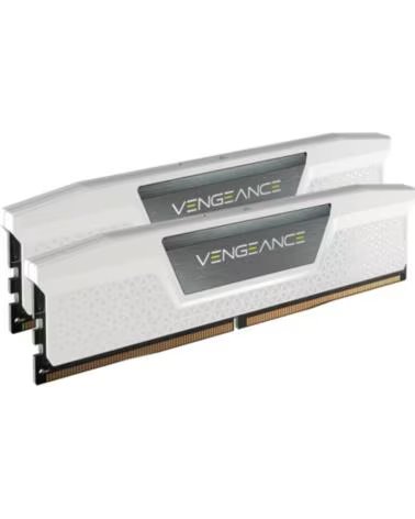 CORSAIR Memoria ram ddr5 32gb 2x16gb vengeance - 6000mt - s - pc5 - 48000 - cl38 - blanca