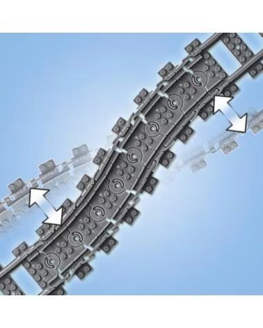 LEGO city trains vias