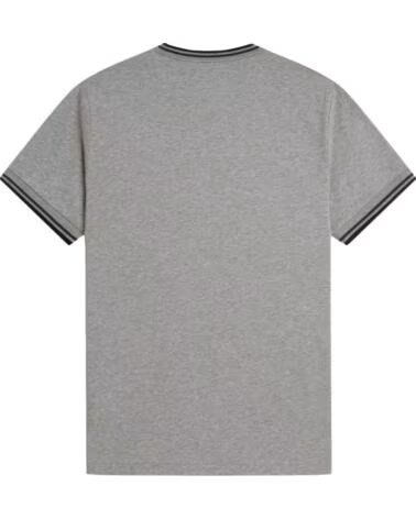 T-SHIRT FRED PERRY TWIN TIPPED GRIS
