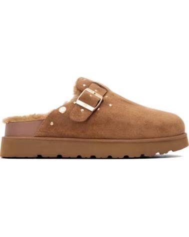 TAMANCOS FEMININOS XTI 146060 ESTILO CASUAL CAMEL