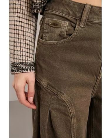 NEKANE NKN JEAN LARGE FEMME SU TARVIN KAKI CAQUI