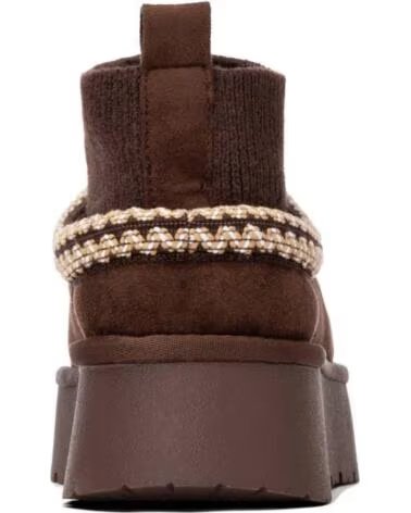 STIVALETTI CON ZEPPA MARRONI XTI 146066 DA DONNA MARRON