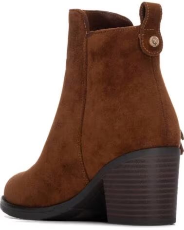 XTI Botines de Tacon Mujer 146261 Camel BEIGE
