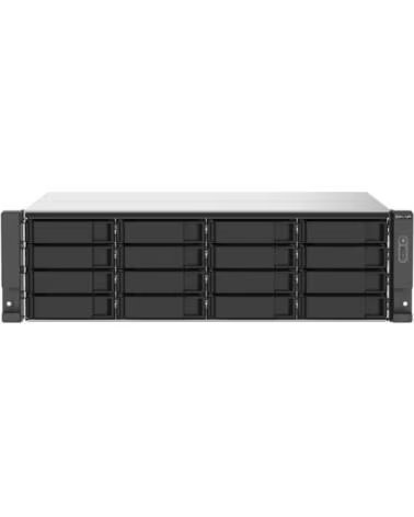 QNAP Servidor nas ts - 1673au - rp - 16g 16 bahias 3u rack 16gb gigabit ethernet