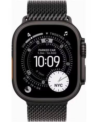 APPLE Smartwatch watch ultra 3 gps cellular 49mm black titanium case black titanium milanese loop - l