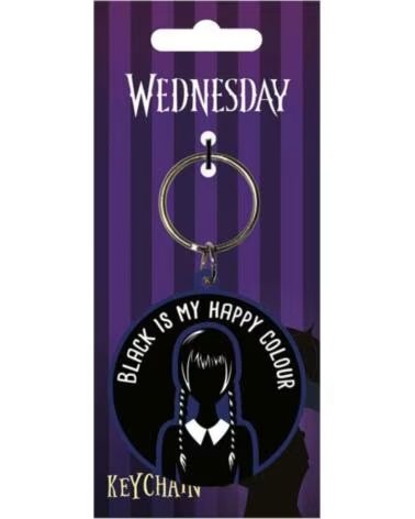 PYRAMID Llavero wednesday addams black is my happy color