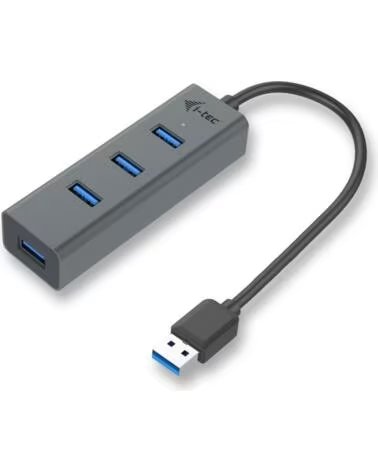 I-TEC Hub i - tec usb 3 0 con 4 puertos usb 3 0 con cable integrado 28cm