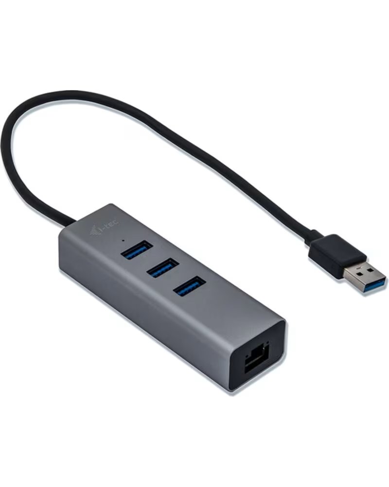 I-TEC Hub i - tec usb 3 0 con 3 puertos usb 3 0 y ethernet glan rj - 45