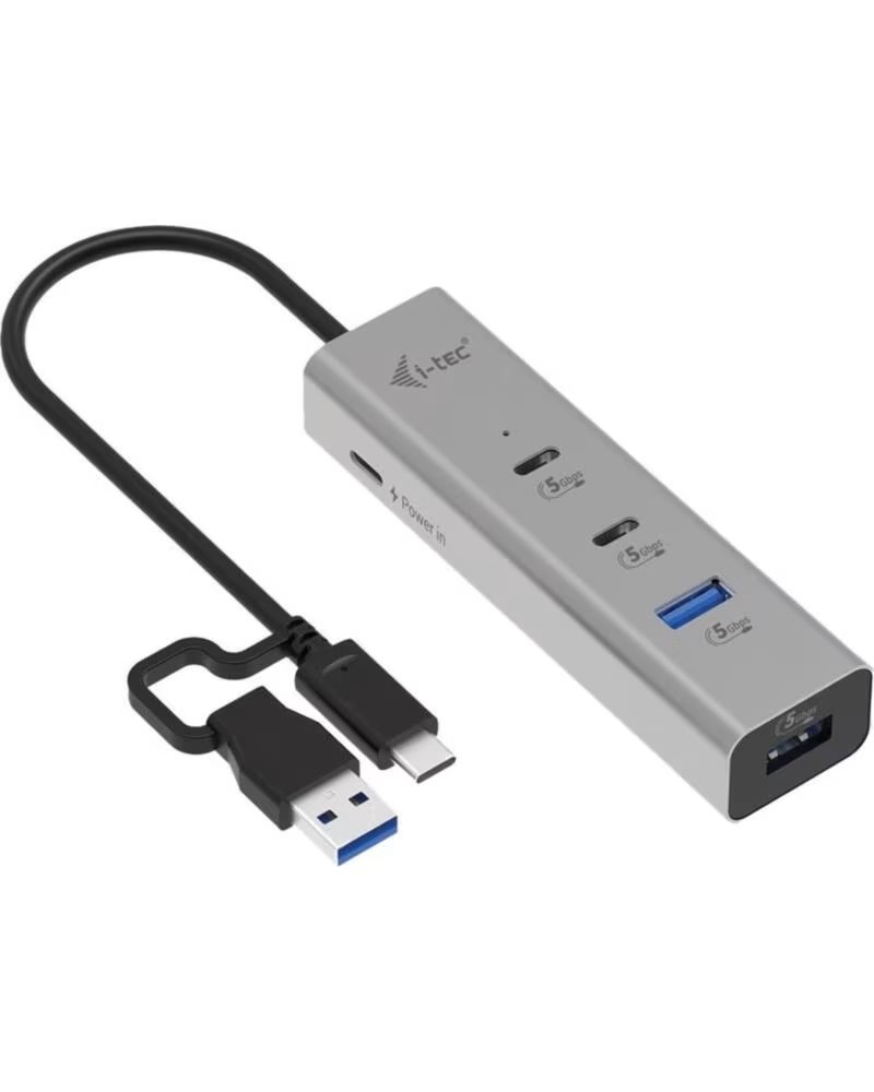 I-TEC Hub i - tec usb tipo c - usb tipo a 4 en 1