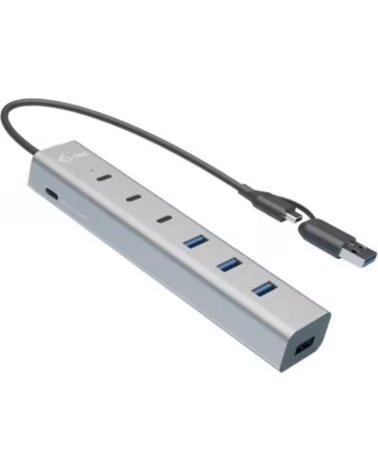 I-TEC Hub carga i - tech usb tipo a - usb tipo c 7 en 1