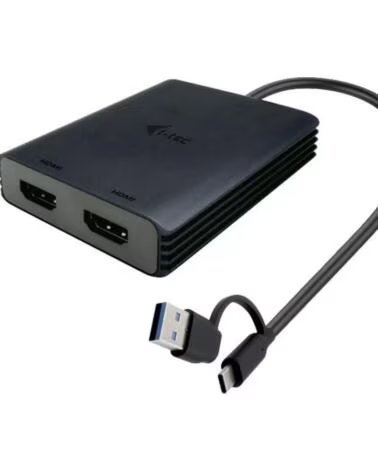 I-TEC Adaptador usb tipo a - usb tipo c a hdmi i - tec macho - hembra - negro